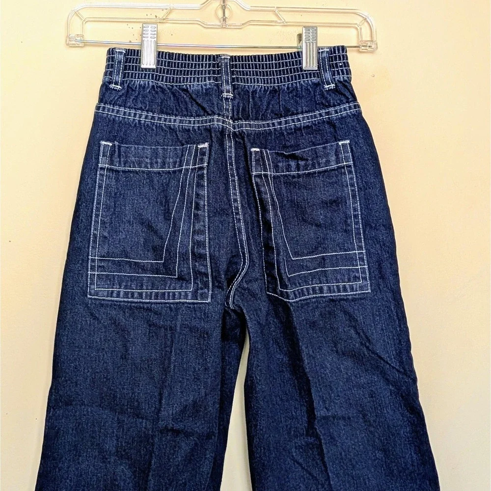 Vintage Joey Fresco 90s Wide‎ Leg Skateboarding Cargo Denim Jeans Youth Size 8